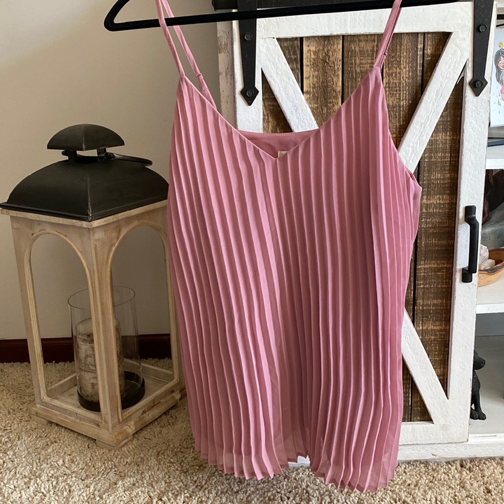 a•new•day blush pink tank top
